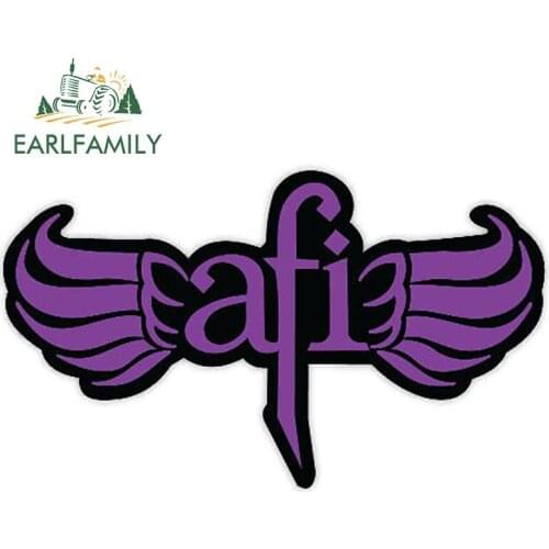 EARLFAMILY 13cm x 7.7cm For AFI Purple/Red Sticker Car Window Truck Door Bumper Decal Vinyl Funny JDM Car Stickers