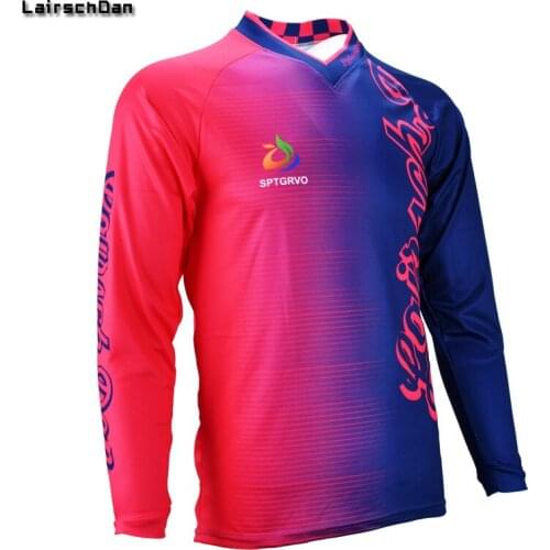 SPTGRVO LairschDan New Mens Summer MTB Breathable BMX DH Downhill Jersey Motocross Bicycle T-Shirt Ropa Cycle Bike Moto Clothes