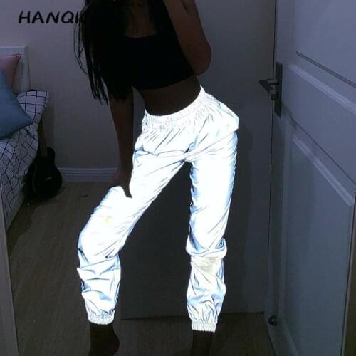 HANQIU Women's Trousers Harem Pants