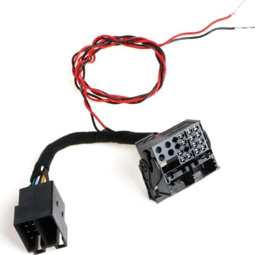 ISO To Quadlock Canbus Adapter Switch Cable RCD330 RCD510 RCD310 RNS510 for Jetta for Golf for Tiguan for Passat CC Q9QD