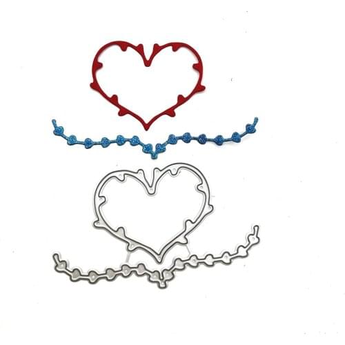 Julyarts Heart Dies Metal Cutting Dies Stencils for Card Making Scrapbooking for Paper Cards Making New Arrivals