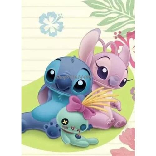 Disney Canvas Paintings Anime Cartoon Interstellar Baby Lilo&Stitch Posters Prints Wall Art Pictures Kids Home Living Room Decor