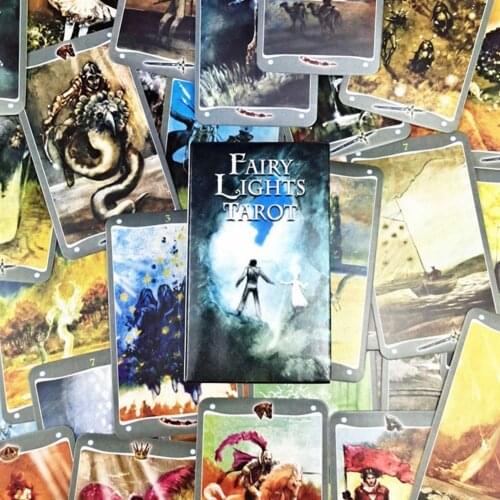 Tarot Cards Fairy Light Helps To Break Psychological Barriers Board Card Game English Divination Tarot Family Party Playing Card