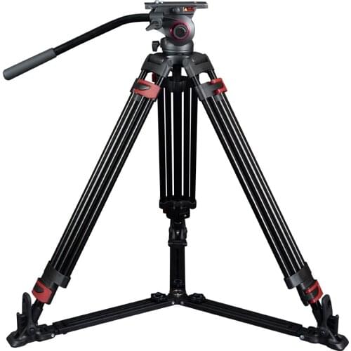 Miliboo MTT609A Professional Heavy Duty Hydraulic Head Ball Camera Tripod for Camcorder/DSLR Stand Video Tripod Load 15 kg Max