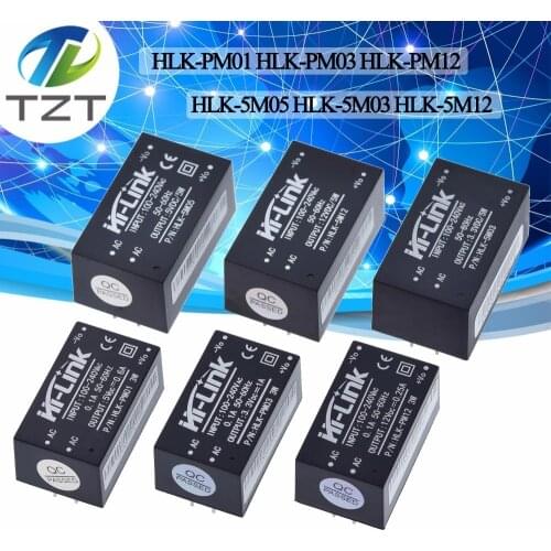 HLK-PM01 HLK-PM03 HLK-PM12 AC-DC 220V to 5V/3.3V/12V mini power supply module,intelligent household switch power supply module