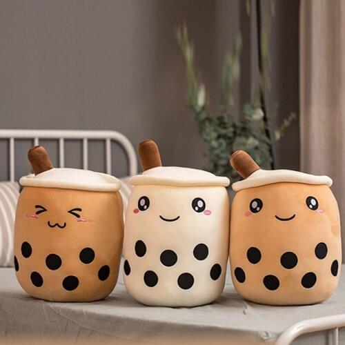Bubble Milk Tea Boba Cup Soft Stuffed Plush Pillow Cushion Kawaii Cute Toys Gift