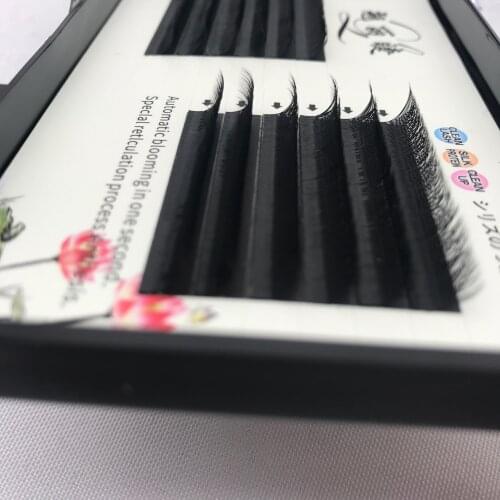 YY Lash Extension Makeup Eye Domi Eyelash Extensions 8-15mm Length C D Curl Yy Matt Lash Extension 12 Line