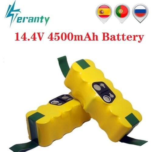 14.4V 4500mAh Ni-MH Battery for iRobot Roomba 500 510 530 532 534 535 540 550 560 562 570 580 600 610 700 760 770 780 800 980 R3