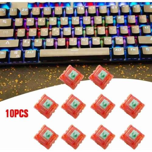 New For EQUALZ Tangerine V2 Switches For Mechanical Keyboard 62g 67g Translucent Linear Axis Customize DIY Gaming Keyboard Shaft