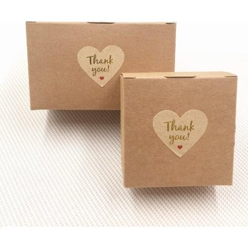 Christmas party gift ideas Box Kraft Paper Box Gift Box For Wedding Favors Birthday Party Candy Cookies 30pcs/lot