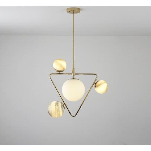 Contracted star bedroom chandeliers personality of children room sitting room boutique web celebrity planet droplight