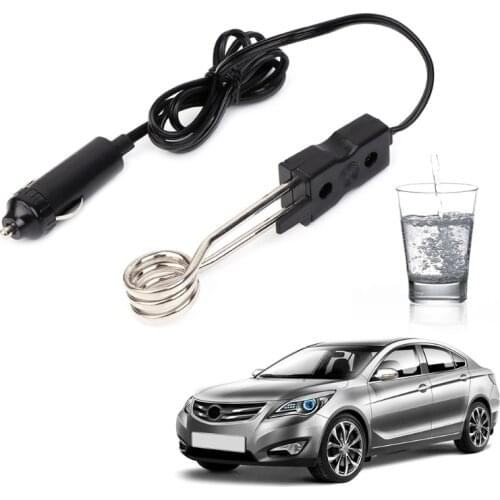24V Portable Electric Car Boiled Water Tea Immersion Heater For Camping Picnic