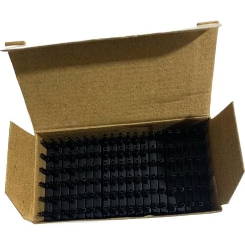 Professional Fusion Hair Connector Accessory, Hair Extension Buckle Clip - Pack of 40pcs, Black, Wide Tooth