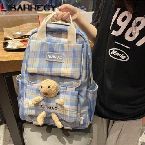 Fashion Softback Design Womens Backpack New Solid Color Design Teenager Student School Bag High Quality Nylon Ladies Backpack