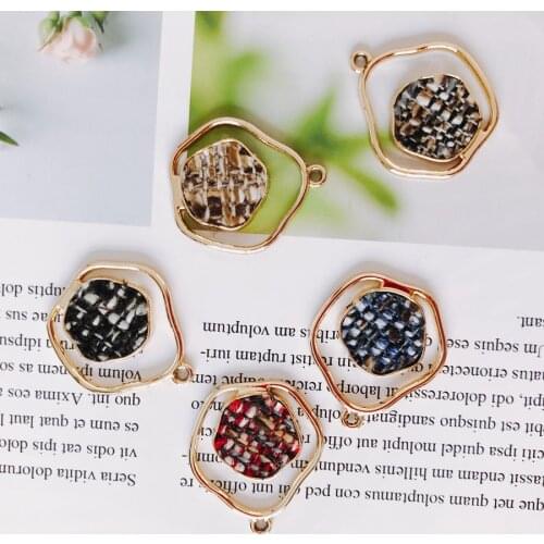 Alloy Pendant Necklace Charms DIY Material Jewelry Earring Accessories