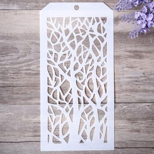 12*24 cm DIY Craft Layering Tree Stencil for Painting Scrapbooking Stamping Stamps Album Decorative Embossing Paper Cards