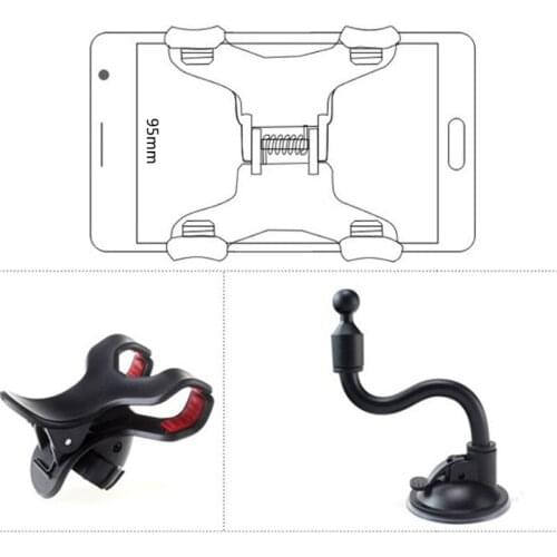 Universal 360°Adjustable Gooseneck Car Mount Cradle Holder Stand Multi-Function Cell Phone Suction Cup Bracket Wholesale