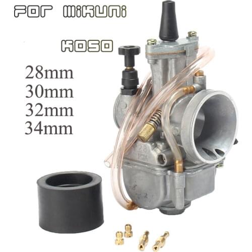 Universal 28mm 30mm 32mm 34mm 2T 4T PWK Motorcycle Carburetor Carburador For Mikuni Koso For ATV Suzuki Yamaha Honda Power Jet