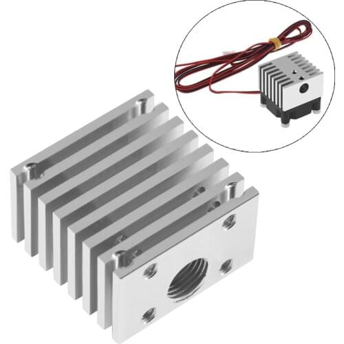 V6 heat sink for Chimera multi extruder aluminium alloy dual head cooling fin 30*30*18mm For 3D Printer part