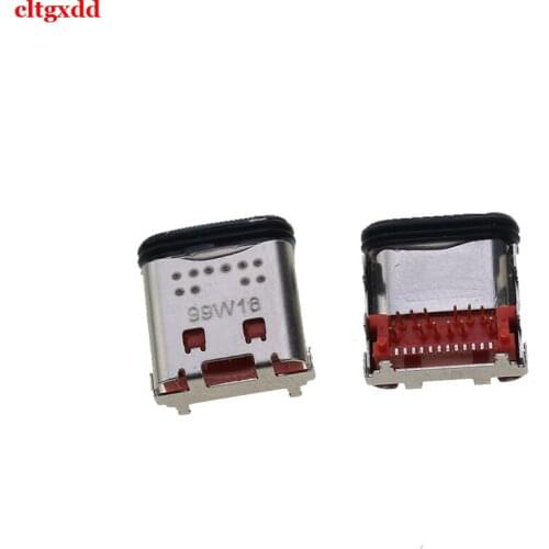 1PCS power connector base USB-C jack, suitable for JBL Flip 5 Bluetooth speaker charging port Type-C charger plug female socket