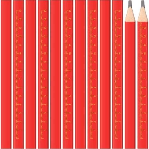 100 Pcs Carpenter Pencils, Octagonal Carpenter Pencils Construction Pencils for Woodworking Marking and Concrete Marking