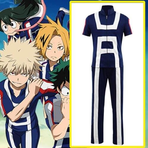 Anime My Hero Academia Cosplay Costumes Katsuki Bakugou Shouto Todoroki Izuku Midoriya Cosplay Costume Uniform Halloween Party