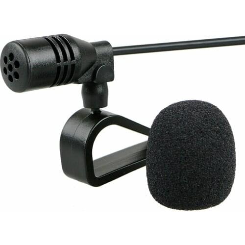 Car Stereo bluetooth Microphone 3.5mm External Microphones Car Radio GPS Enabled Audio Mic for bluetooth Handsfree Calling