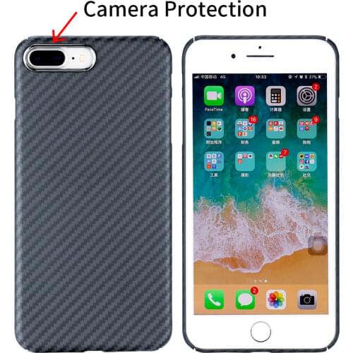 Full Protection Aramid Fiber Case for iPhone 7Plus Luxury Phone Case Cover for iPhone 8Plus Shockproof Anti-knock Cover Bag