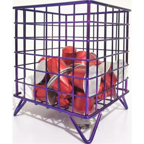 Coffee Pod Holder For Dolce Gusto Nespresso Coffee Storage box Capsule Display Rack Stainless Steel Stand Shelves