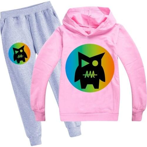Kids Team RAR Sweatshirt Boy Clothing Set Cartoon RAR Hoodies Halloween Clothes for Teen Girls Children Hooded Sportswear Suit