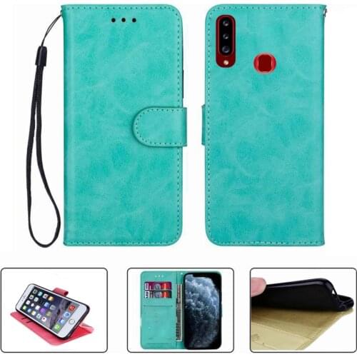 For Samsung Galaxy A20s SM-A207F/DS SM-A207M/DS SM-A207F Wallet Case High Quality Flip Leather Phone Shell Protective Cover