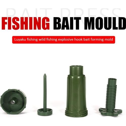 Carp Fishing Ground Bait Compressor Mold Green Color Fish Bait Making Tool Mould Outdoor Fishing Tackle Accessories