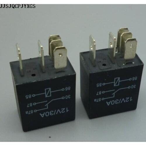 JJSJQCPJYXGS (12V 30A 5 pin)New Car Automotive 12V 30A universal Relay auto 5Pin 5P Relays