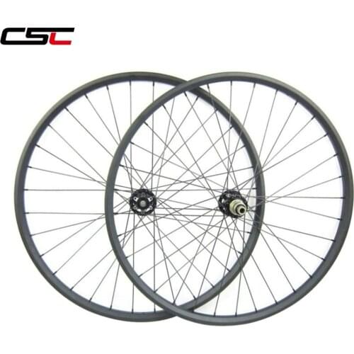 XC race hookless mountain bike carbon MTB 29 wheels UD matte 29 inch 30mm width 25mm clincher tubeless bicycle wheelset