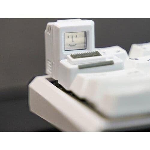 Retro Computer Macintosh Design Backlit Keycaps For Cherry Mx Gateron Kailh Box TTC Switch Mechanical Keyboard Magnetic Key Cap