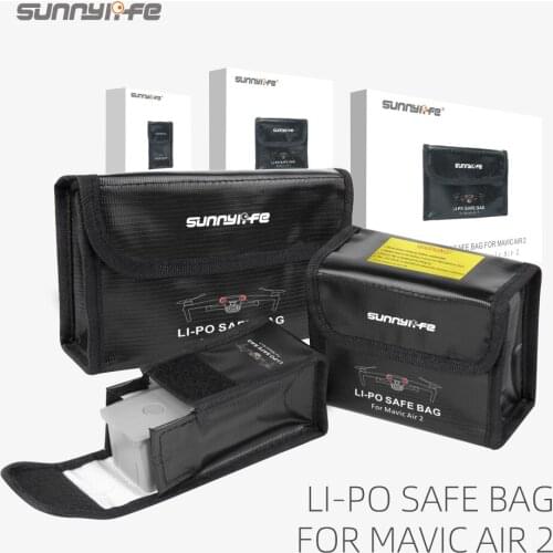 LiPo Safe Bag Explosion-Proof Protective Battery Storage Bag for DJI Mavic Air 2 Drone Accessories