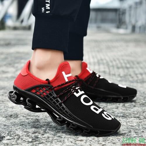 Men Running Shoes Light Blade Sneakers Men Mesh Sport Trainers Women Couple Big Size 36-48 Custom Logo Packing for Drop Shipping