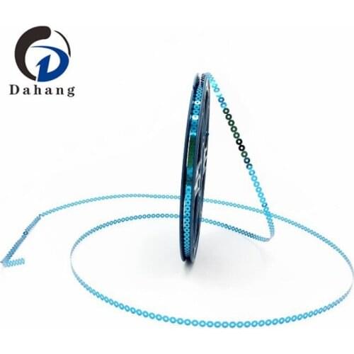 New fashion garments accessories 5mm PET embroidery Sequins reels with length 95meters per reel