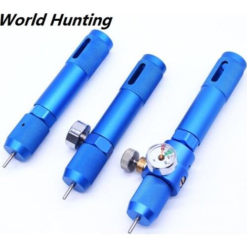 Rechargeable 12g 8gCO2 Cartridges Mini Reusable Refill Gas Cylinder Capsule Airsoft Shooting Airgun Hunting Paintball