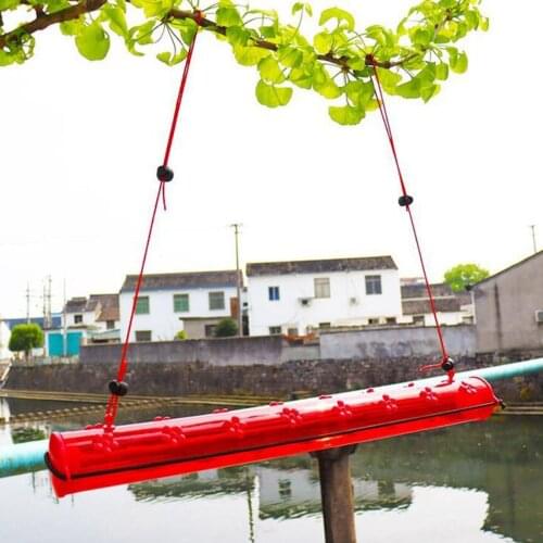 Plastic Hummingbird Feeder Dispenser Hanging Swing Drinking Pipe Garden Tool
