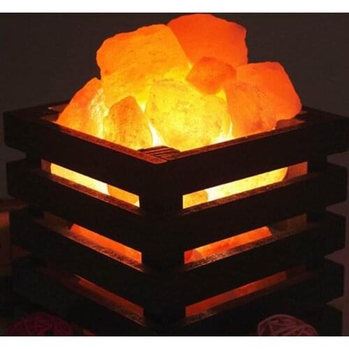 Modern Minimali Crystal Rock Heating Natural Himalayan Salt Lamps Bedroom Bedside Wall Lamp Living Room Wall Corridor Lamp