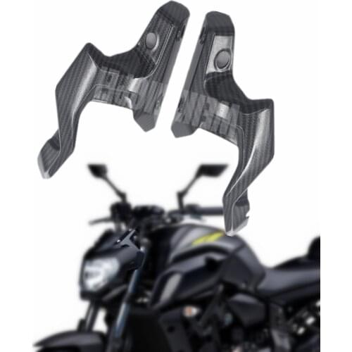 Carbon Fiber Painted Fairing Headlight Cowl Nose Side Panlel Fit For YAMAHA MT07 MT-07 FZ07 2018 2019 2020