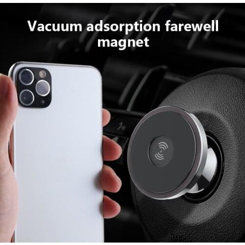 Universal 10W Car Wireless Fast Charging Stand Holder Magnetic Suction Car Wireless Charger For IPhone Huawei Xiaomi