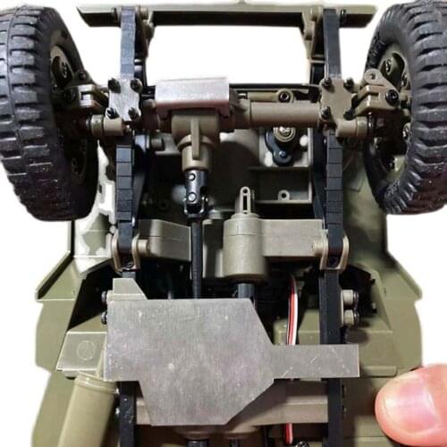 1/12 RC Car Chassis Armor Axle Guard Plate Protector for FMS ROCHOBBY 1941 Willys Jeep Crawler Car
