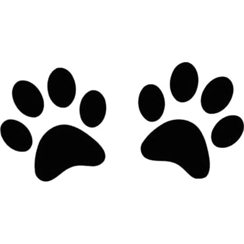 18.1cm*8.8cm Car Stickers Dog Paws Fashion Personality Stickers Accessories C5-0026