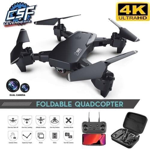 2021 NEW Drone 4k HD Wide Angle Camera 1080P WiFi fpv Drone Dual Camera Quadcopter Height Keep Drone Camera Drone Helicopter Toy