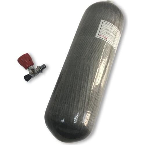 AC16811 Acecare Air Rifle Breathing Condor Pcp 6.8L CE HPA Pcp Airforce 4500psi 300bar Carbon Fiber Air Tank with Gauge Valve