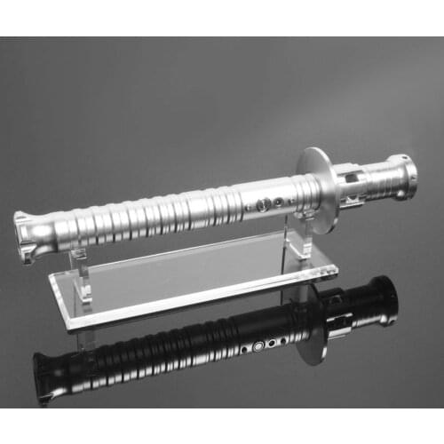 Acrylic Lightsaber Display Stand Decorative Lightsaber Display Holder Sword Stand Rack Transparent Black Base Detachable Display