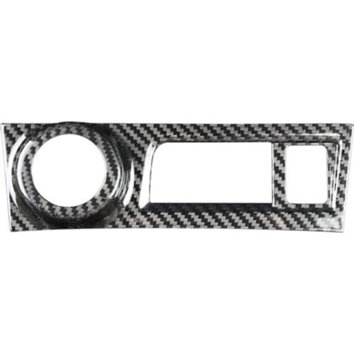 Carbon Fiber Car Central Ignition Device Start Button Frame Sticker for Subaru Brz Toyota 86