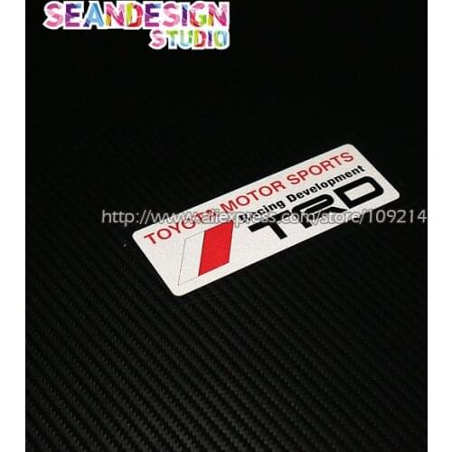 For Toyota Racing MARK X 86 Hilux Revo Yaris Fortuner Vios Tacoma 4Runner Tundra auto car Decal Sticker PVC